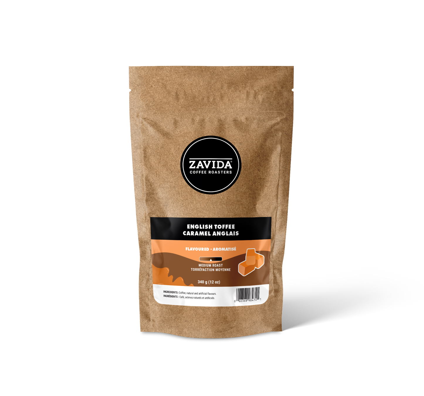 Kaffee Zavida English Toffee - 340g Bohnen