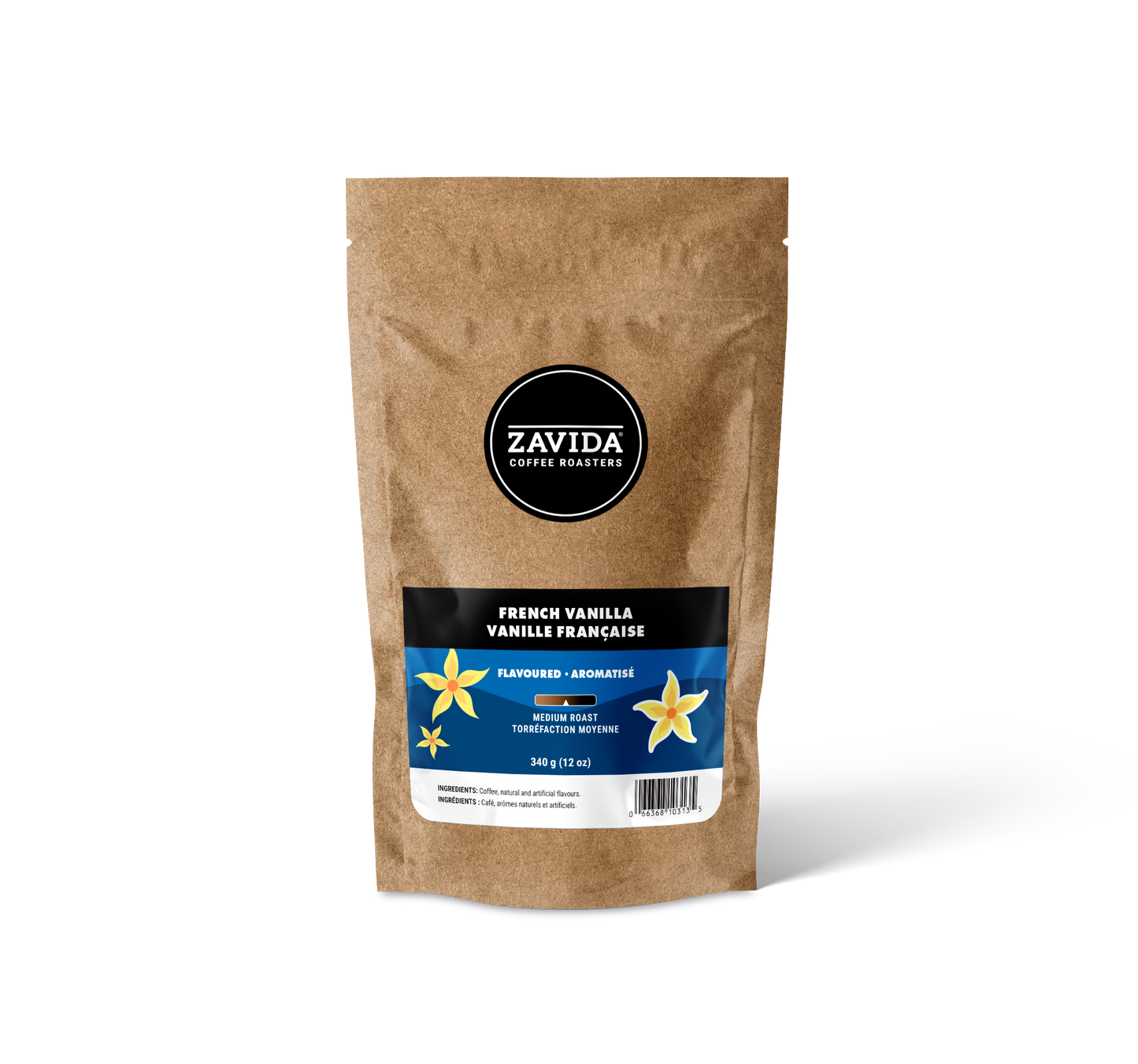 Kaffee Zavida French Vanilla - 340g Bohnen