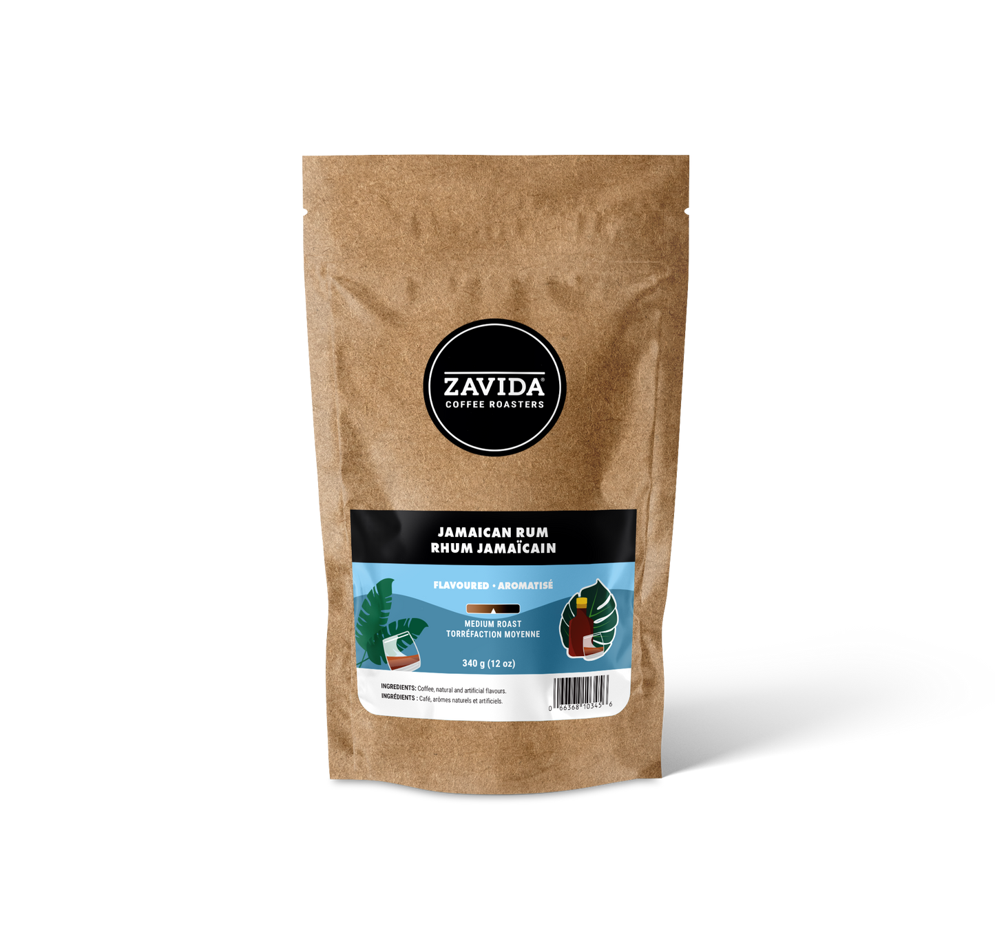 Kaffee Zavida Jamaican Rum - 340g Bohnen