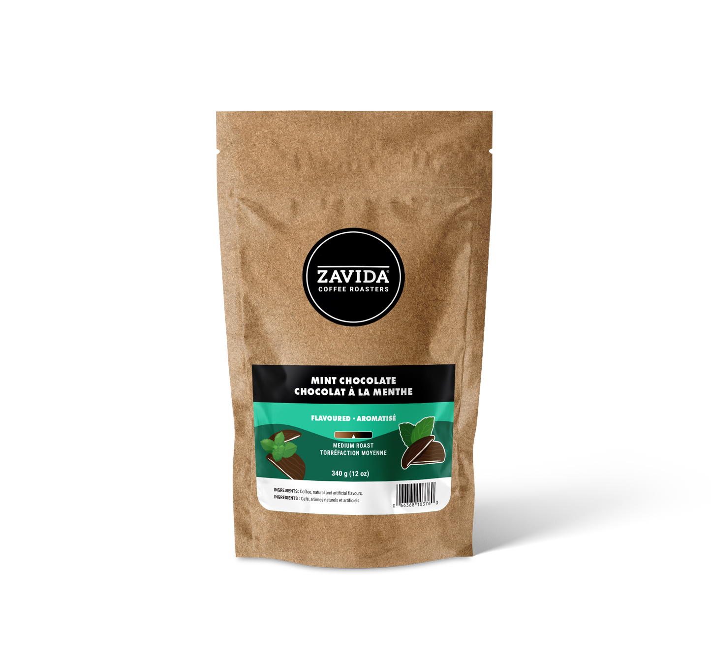 Zavida Mint Chocolate Coffee - 340g whole bean