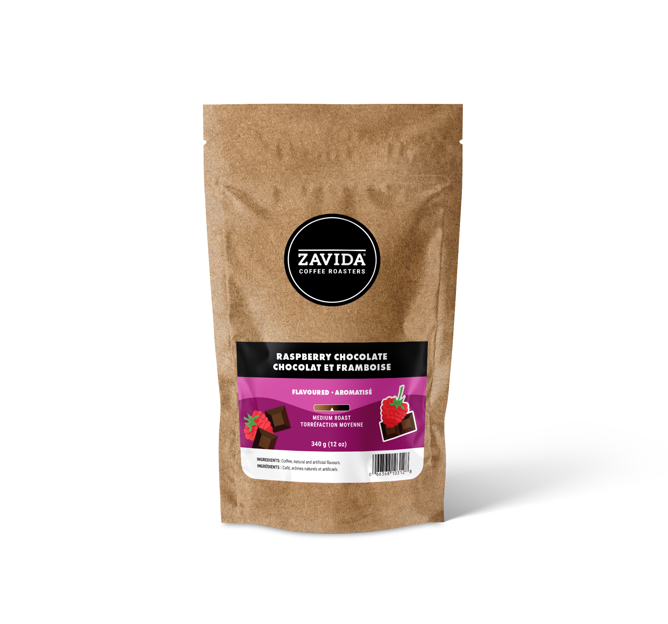 cocoayari Cafea Zavida Raspberry Chocolate - 340g boabe – TopBlend