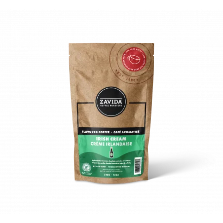 Zavida Irish Cream Coffee - 340g whole beans