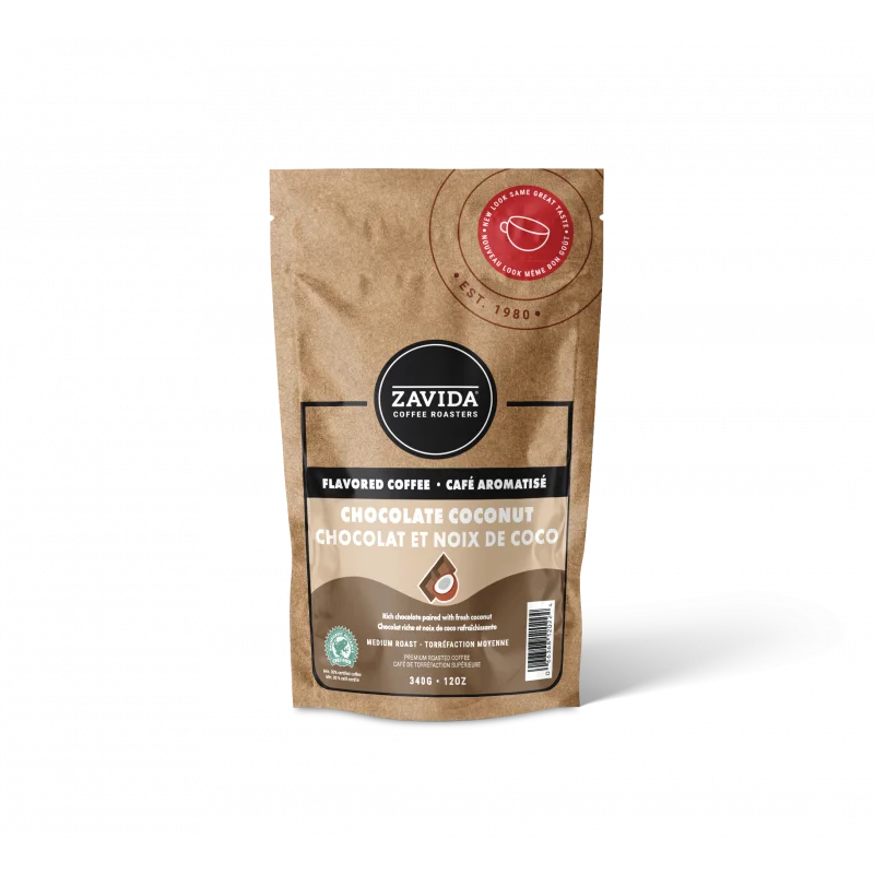 Zavida Chocolate Coconut Coffee - 340g whole bean