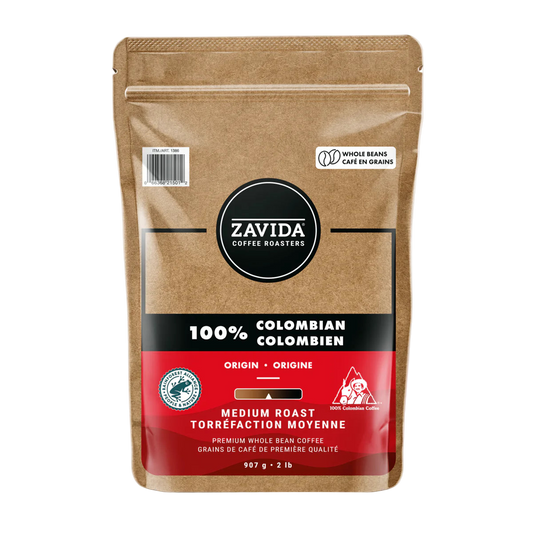 Kaffee Zavida 100% Kolumbianisch - 907g Bohnen