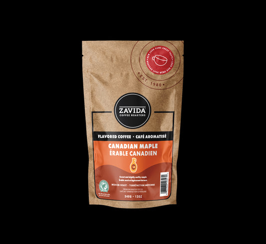 Zavida Canadian Maple Coffee - 340g whole bean