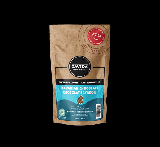 Zavida Bavarian Chocolate Coffee - 340g whole bean
