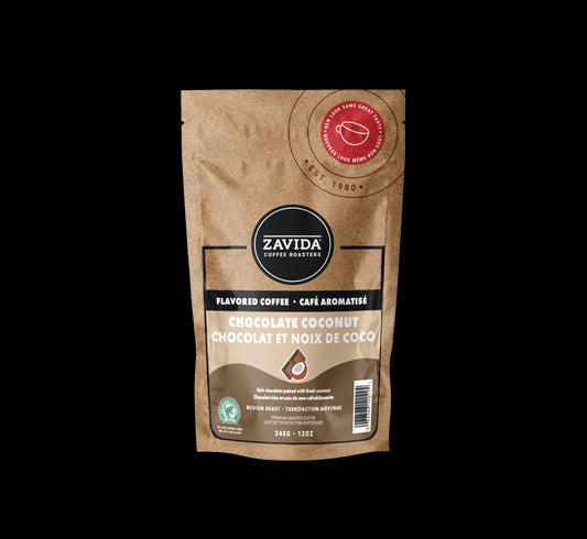 Zavida Chocolate Coconut Coffee - 340g whole bean