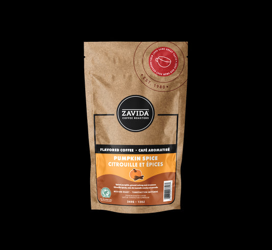 Café Zavida Citrouille et Épices - 340g grains