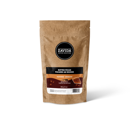 Kaffee Zavida Butter Pecan - 340g Bohnen