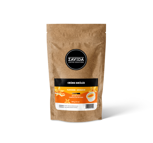Kaffee Zavida Crème Brûlée - 340g Bohnen