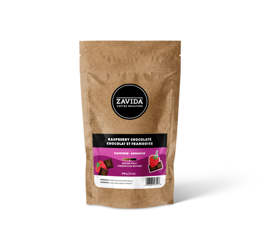 Kaffee Zavida Himbeer-Schokolade - 340g Bohnen
