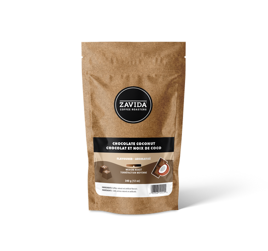 Kaffee Zavida Schokolade Kokosnuss - 340g Bohnen